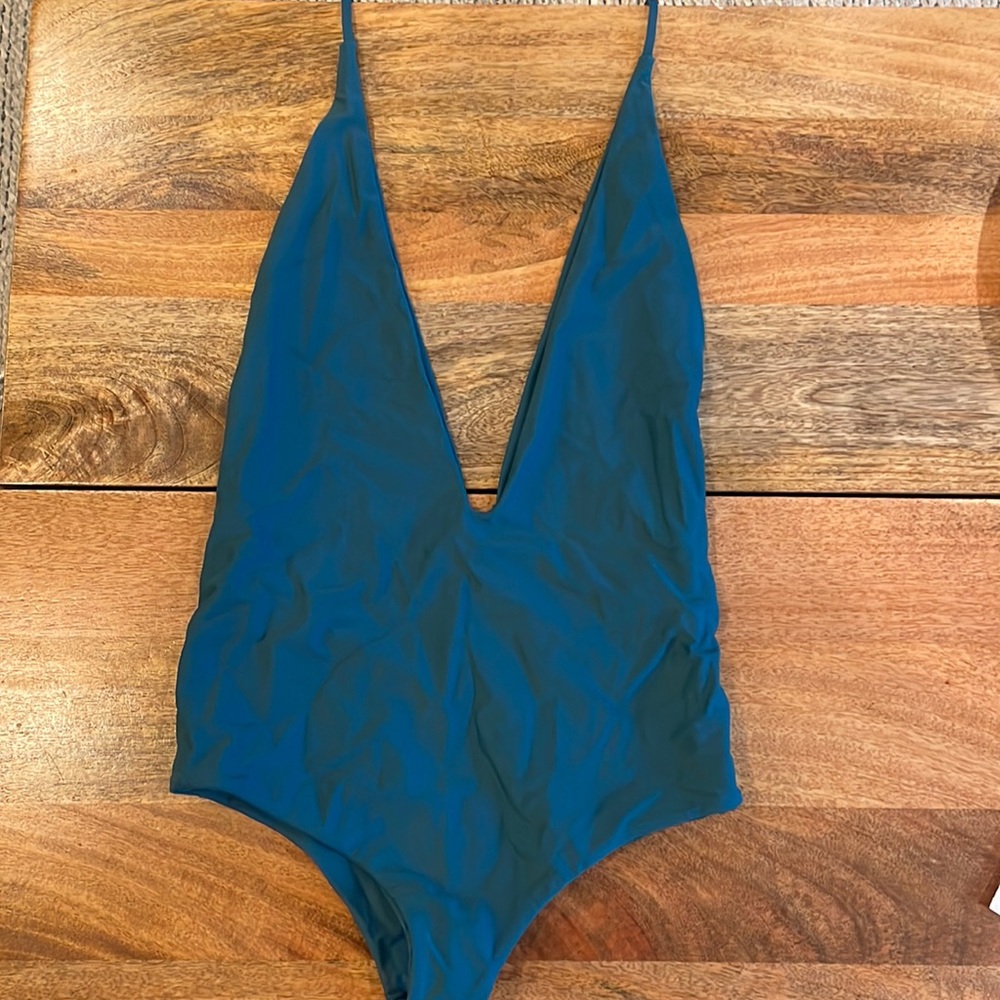Mikoh one piece XS teal hinano haltet